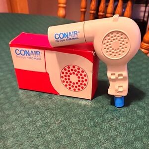 Vintage Avon Conair Pro Style 1200 Watts Hair Dryer Shampoo Original Box - Empty